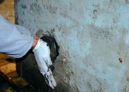 Нанесение материала Изостоп. Шаг 2